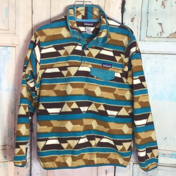 Patagonia Sweaters - Patagonia Synchilla Fleece Snap Closure ~ Md